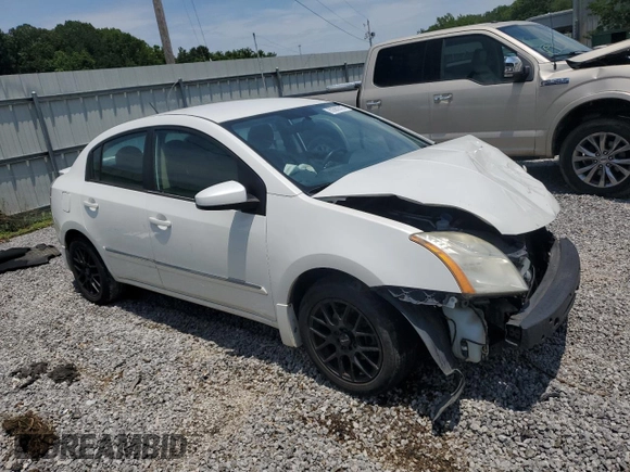2012 Nissan Sentra S with VIN 3N1AB6AP5CL703147, listed as a Copart auction lot 62662815 with Not provided miles and Salvage title. Bid and sale history available at DreamBid. Image 4.