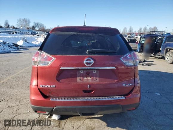 2016 Nissan Rogue S with VIN 5N1AT2MV1GC740366, listed as a Copart auction lot 88137305 with 76,605 mi miles and Salvage Title. Bid and sale history available at DreamBid. Image 6.