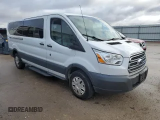 2015 Ford Transit Passenger XL with VIN 1FBZX2YG3FKA79794, listed as a Copart auction lot 77747364 with 77,693 mi miles and Salvage Title. Bid and sale history available at DreamBid. Image 4.
