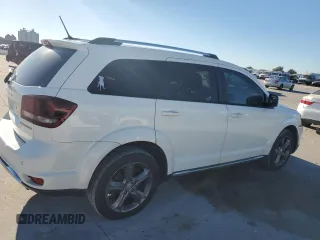 2015 Dodge Journey Crossroad with VIN 3C4PDCGG7FT614627, listed as a Copart auction lot 81808504 with 120,386 mi miles and Salvage Title. Bid and sale history available at DreamBid. Image 3.