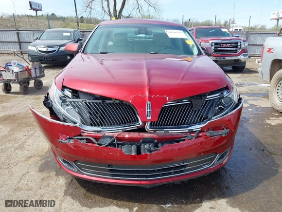 2013 Lincoln MKS with VIN 1LNHL9DK2DG610615, listed as a IAAI auction lot 41848247 with 46,832 mi miles. Bid and sale history available at carsss.com. Image 12.