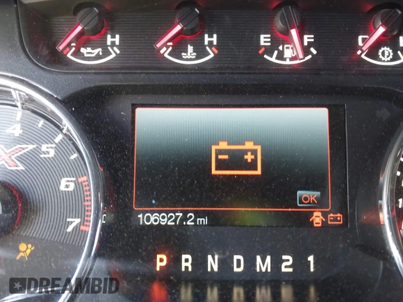 2014 Ford F-150 XL with VIN 1FTFW1CF2EKF90227, listed as a IAAI auction lot 41762047 with 106,927 mi miles. Bid and sale history available at carsss.com. Image 15.