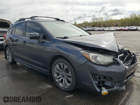 2015 Subaru Impreza Special Sports Premium z VIN JF1GPAT61F8243574, wystawiony jako Copart lot #55315115 z przebiegiem 64 938 mil mil oraz Szkoda całkowita • Salvage title. Historia ofert i sprzedaży dostępna na DreamBid. Obrazek 4.