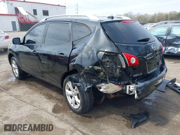 2009 Nissan Rogue SL with VIN JN8AS58V19W167879, listed as a IAAI auction lot 41931678 with 138,153 mi miles. Bid and sale history available at carsss.com. Image 3.