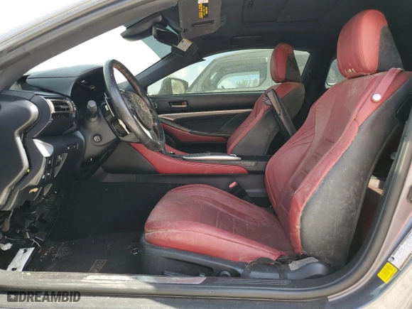 2019 Lexus RC with VIN JTHHA5BC0K5010021, listed as a Copart auction lot 82000804 with 0 mi miles and Non Repairable. Bid and sale history available at carsss.com. Image 7.