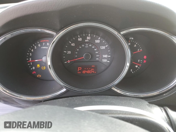 2011 Kia Sorento LX with VIN 5XYKT4A18BG171140, listed as a Copart auction lot 42165025 with 184,804 mi miles and Salvage Title. Bid and sale history available at carsss.com. Image 9.