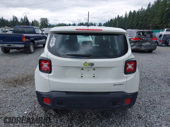 2017 Jeep Renegade Sport z VIN ZACCJAAH8HPG00484, wystawiony jako IAAI lot #42581933 z przebiegiem 138 091 mil mil oraz . Historia ofert i sprzedaży dostępna na DreamBid. Obrazek 16.