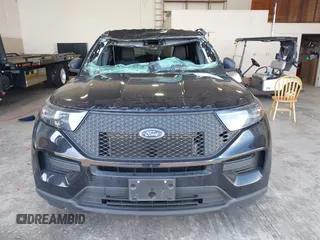 2021 Ford Police Interceptor with VIN 1FM5K8AC9MGC32063, listed as a IAAI auction lot 42071782 with 46,786 mi miles and . Bid and sale history available at DreamBid. Image 12.