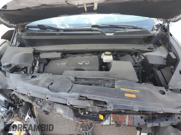 2019 Infiniti QX60 Luxe with VIN 5N1DL0MN5KC520870, listed as a Copart auction lot 61507995 with 55,921 mi miles and Salvage title. Bid and sale history available at DreamBid. Image 12.