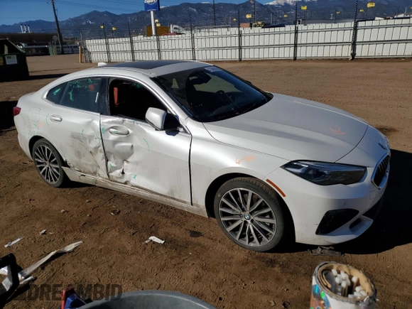 2022 BMW 2 Series 228i xDrive with VIN WBA73AK0XN7K93880, listed as a Copart auction lot 47300235 with 51,357 mi miles and Salvage title. Bid and sale history available at DreamBid. Image 4.