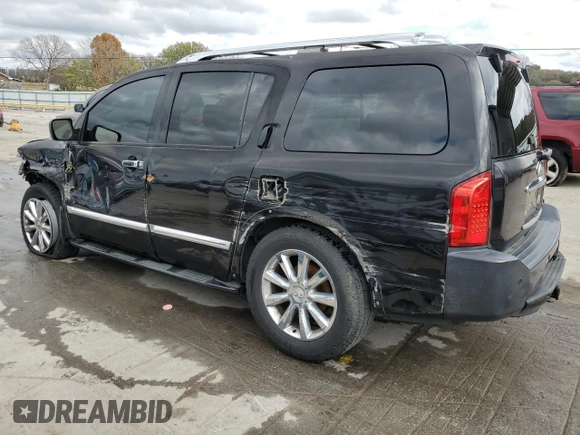 2009 Infiniti QX56 with VIN 5N3AA08DX9N901548, listed as a Copart auction lot 77952704 with 183,214 mi miles and Salvage Title. Bid and sale history available at carsss.com. Image 2.