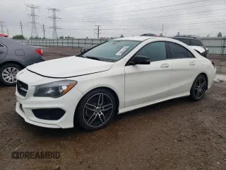 2018 Mercedes-Benz CLA 250 with VIN WDDSJ4EB9JN577269, listed as a Copart auction lot 59311595 with 50,581 mi miles and Salvage title. Bid and sale history available at DreamBid. Image 1.