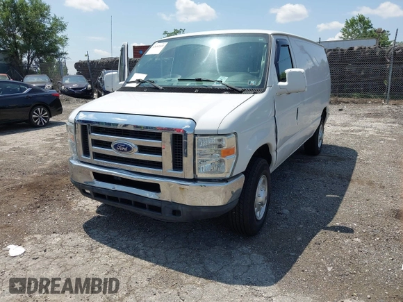 2014 Ford Econoline Cargo Commercial with VIN 1FTNE2EWXEDA81007, listed as a IAAI auction lot 42693549 with 117,457 mi miles and . Bid and sale history available at DreamBid. Image 2.