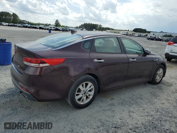 2018 Kia Optima LX with VIN 5XXGT4L3XJG182955, listed as a Copart auction lot 55645555 with 106,210 mi miles and Clean Title. Bid and sale history available at carsss.com. Image 3.
