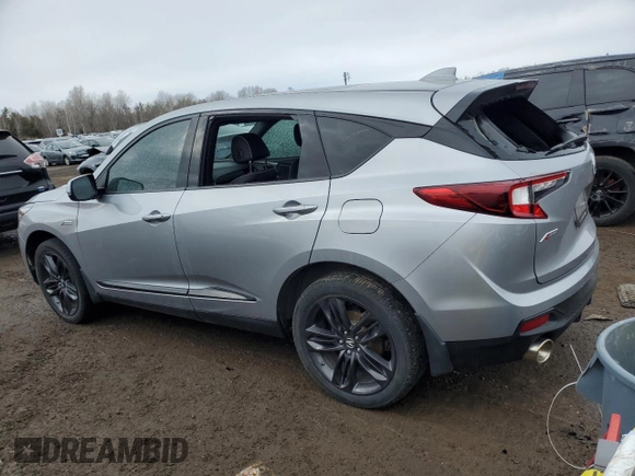 2021 Acura RDX w/A-Spec Package with VIN 5J8TC2H60ML803163, listed as a Copart auction lot 48052675 with 0 mi miles and Clean Title. Bid and sale history available at carsss.com. Image 2.