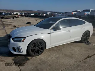 2024 Audi S5 Sportback Premium Plus z VIN WAUC4CF52RA104614, wystawiony jako Copart lot #44515925 z przebiegiem 5 340 mil mil oraz Szkoda całkowita • Salvage title. Historia ofert i sprzedaży dostępna na DreamBid. Obrazek 1.