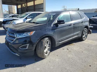 2017 Ford Edge Titanium with VIN 2FMPK4K93HBC03806, listed as a Copart auction lot 50643634 with 136,573 mi miles and Salvage Title. Bid and sale history available at carsss.com. Image 1.