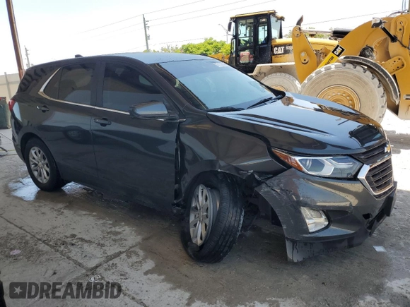 2021 Chevrolet Equinox LT with VIN 3GNAXKEV5ML392053, listed as a Copart auction lot 57170525 with 61,907 mi miles and Salvage title. Bid and sale history available at DreamBid. Image 4.