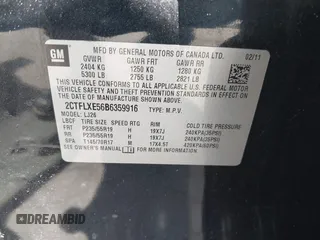 2011 GMC Terrain SLT-2 z VIN 2CTFLXE56B6359916, wystawiony jako IAAI lot #42255274 z przebiegiem 198 631 mil mil oraz . Historia ofert i sprzedaży dostępna na DreamBid. Obrazek 9.
