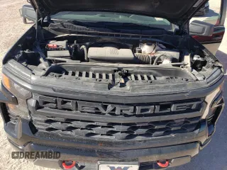2024 Chevrolet Silverado 1500 Custom Trail Boss with VIN 3GCUDCED4RG375840, listed as a Copart auction lot 80574764 with 9,068 mi miles and Salvage Title. Bid and sale history available at carsss.com. Image 11.