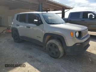 2015 Jeep Renegade Sport with VIN ZACCJBAT5FPB48114, listed as a Copart auction lot 45541135 with 102,845 mi miles and Salvage Title. Bid and sale history available at DreamBid. Image 4.