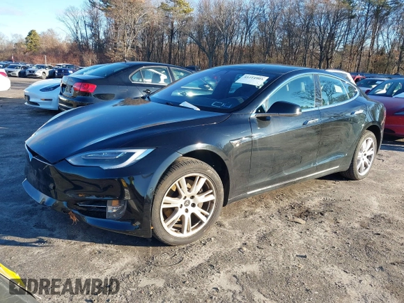 2020 Tesla Model S Long Range with VIN 5YJSA1E24LF413888, listed as a IAAI auction lot 41214903 with 42,711 mi miles and . Bid and sale history available at DreamBid. Image 2.