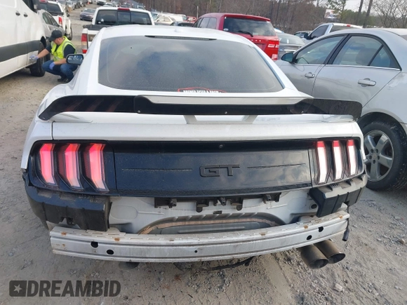 2018 Ford Mustang GT with VIN 1FA6P8CF2J5142140, listed as a IAAI auction lot 41488507 with 87,507 mi miles and . Bid and sale history available at DreamBid. Image 16.