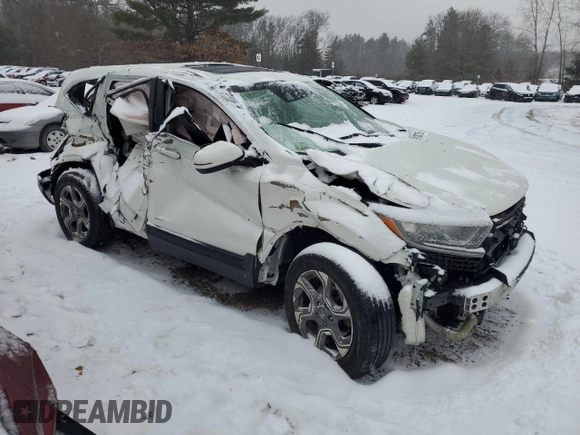 2017 Honda CR-V EX-L with VIN 2HKRW2H87HH621147, listed as a Copart auction lot 43910075 with Not Provided miles and Non Repairable. Bid and sale history available at carsss.com. Image 4.
