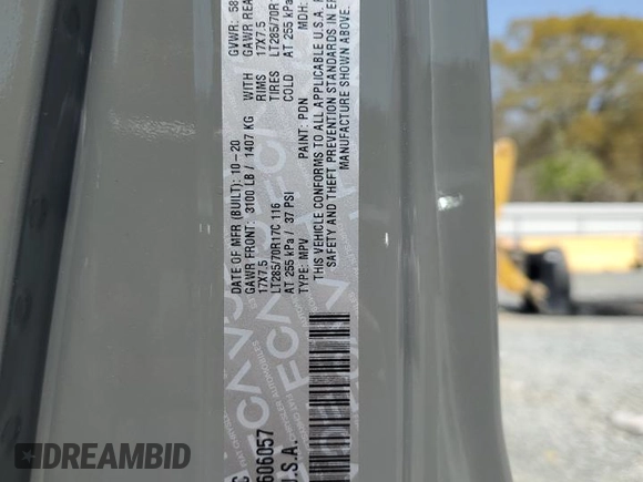 2021 Jeep Wrangler Unlimited Rubicon с VIN 1C4HJXFG0MW606057, выставлен на аукционе Copart как лот 51122355 с пробегом 30 804 миль миль и Списание • Salvage title. История ставок и продаж доступна на DreamBid. Изображение 14.