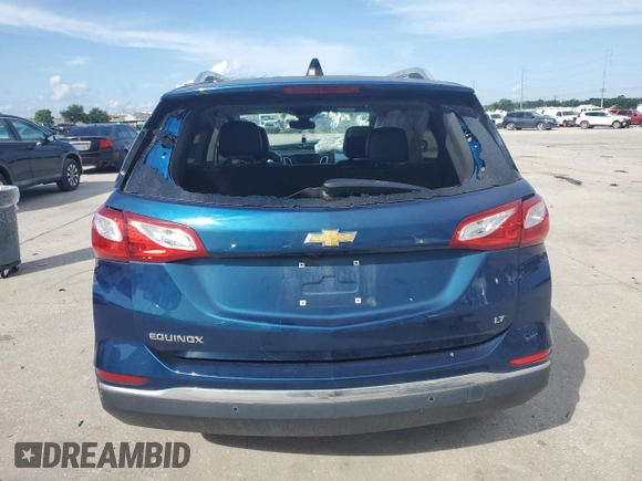2021 Chevrolet Equinox LT with VIN 3GNAXKEV3ML324074, listed as a Copart auction lot 62095445 with 54,073 mi miles and Salvage title. Bid and sale history available at DreamBid. Image 6.