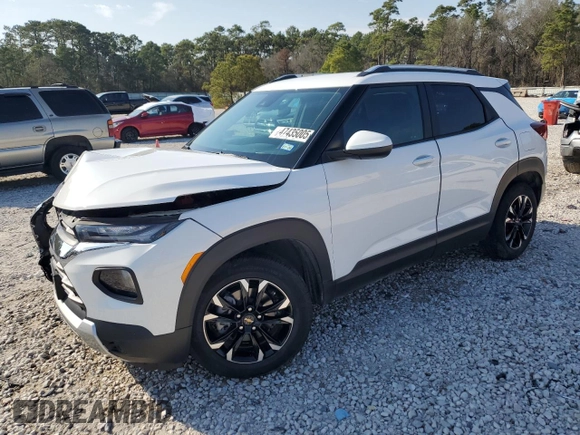 2023 Chevrolet TrailBlazer LT with VIN KL79MPS2XPB053934, listed as a Copart auction lot 47435005 with 21,830 mi miles and Salvage Title. Bid and sale history available at DreamBid. Image 1.