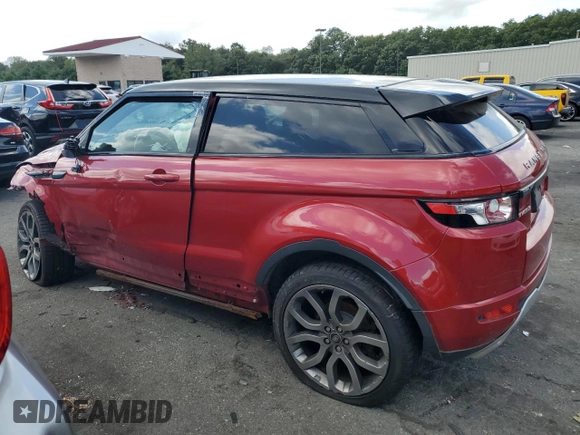 2013 Land Rover Range Rover Evoque Dynamic Premium with VIN SALVT1BG6DH730072, listed as a Copart auction lot 68480304 with 132,538 mi miles and Salvage Title. Bid and sale history available at carsss.com. Image 2.