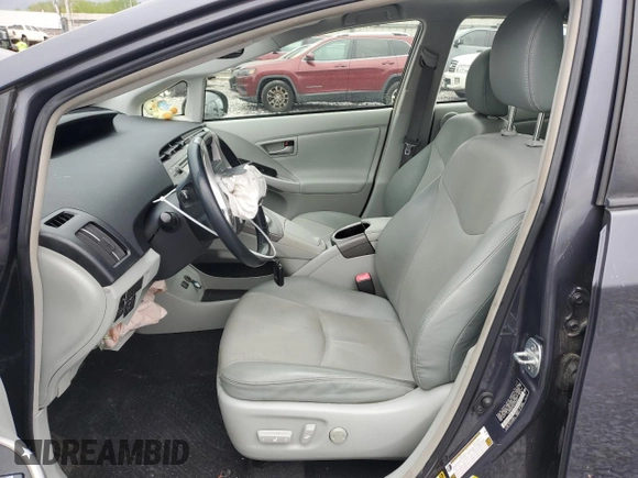 2013 Toyota Prius One with VIN JTDKN3DU4D1628622, listed as a Copart auction lot 52048235 with 166,172 mi miles and Salvage Title. Bid and sale history available at carsss.com. Image 7.