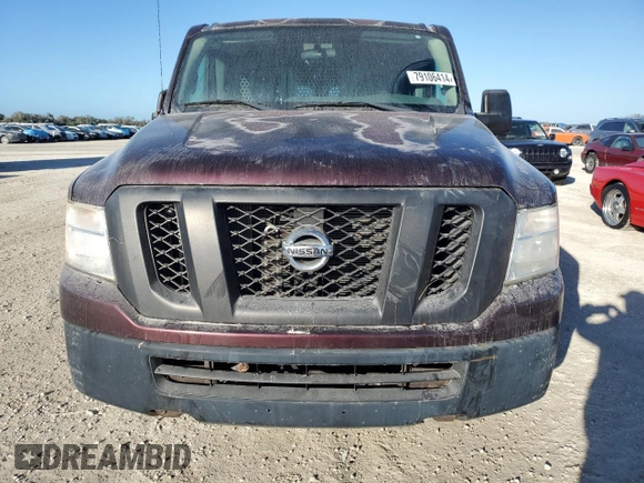 2014 Nissan NV Cargo SV with VIN 1N6BF0KM4EN100228, listed as a Copart auction lot 79106414 with 0 mi miles and Salvage Title. Bid and sale history available at carsss.com. Image 5.