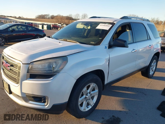 2016 GMC Acadia SLE with VIN 1GKKRNED1GJ276185, listed as a IAAI auction lot 41106804 with 160,245 mi miles and . Bid and sale history available at DreamBid. Image 17.