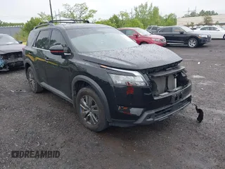 2024 Nissan Pathfinder SV with VIN 5N1DR3BC6RC204986, listed as a IAAI auction lot 42193394 with 33,258 mi miles and . Bid and sale history available at DreamBid. Image 1.