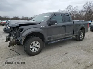 2015 Ford F-150 XLT with VIN 1FTEX1EP4FFC89967, listed as a Copart auction lot 50728835 with 154,528 mi miles and Salvage Title. Bid and sale history available at carsss.com. Image 1.