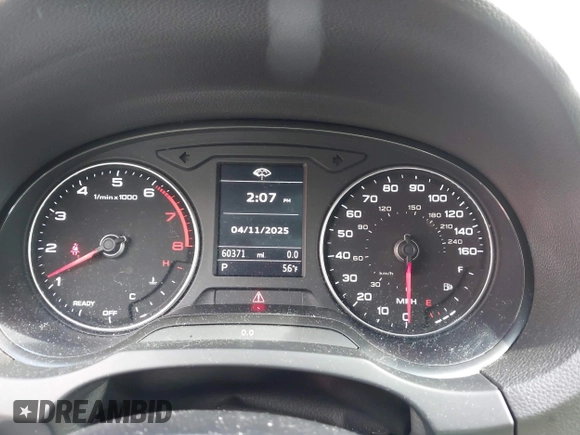 2017 Audi A3 Premium z VIN WAUAUGFF6H1044150, wystawiony jako IAAI lot #42002615 z przebiegiem 60 371 mil mil oraz . Historia ofert i sprzedaży dostępna na DreamBid. Obrazek 7.