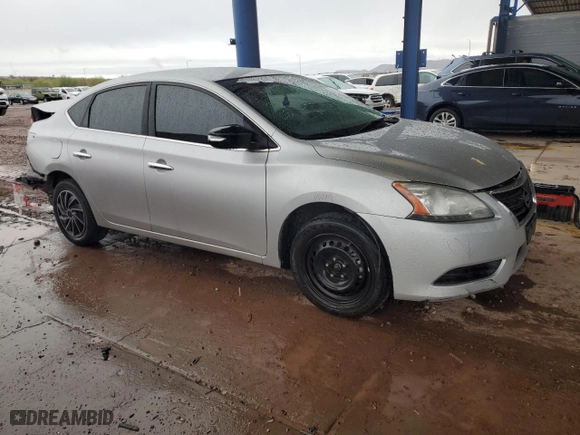 2014 Nissan Sentra S with VIN 3N1AB7AP7EL678745, listed as a Copart auction lot 47951755 with 190,706 mi miles and Salvage Title. Bid and sale history available at carsss.com. Image 4.