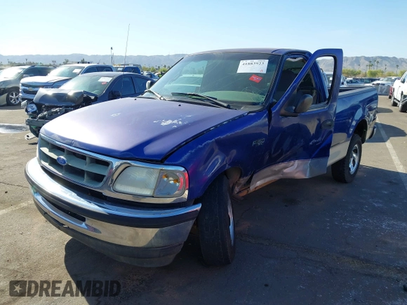 1997 Ford F-150 with VIN 1FTDF1722VKB97679, listed as a IAAI auction lot 41883923 with 211,640 mi miles and . Bid and sale history available at DreamBid. Image 17.