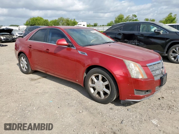 2009 Cadillac CTS RWD with VIN 1G6DF577290146965, listed as a Copart auction lot 56075905 with 212,119 mi miles and Salvage title. Bid and sale history available at DreamBid. Image 4.