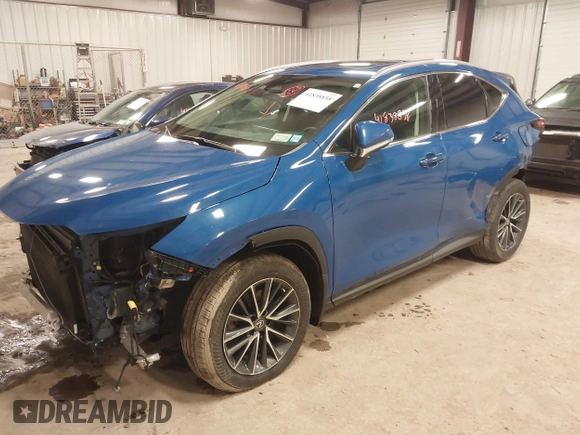 2023 Lexus NX with VIN 2T2GGCEZ4PC025613, listed as a IAAI auction lot 41838858 with 30,011 mi miles. Bid and sale history available at carsss.com. Image 2.