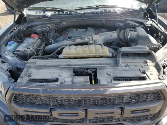 2020 Ford F-150 Raptor with VIN 1FTFW1RG3LFC73188, listed as a Copart auction lot 52573455 with 99,198 mi miles and Salvage Title. Bid and sale history available at carsss.com. Image 11.