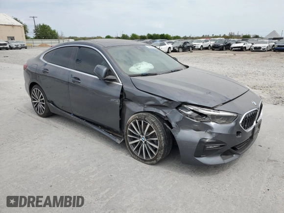 2020 BMW 2 Series 228i xDrive with VIN WBA73AK08L7F53354, listed as a Copart auction lot 50520955 with 40,365 mi miles and Salvage Title. Bid and sale history available at carsss.com. Image 4.