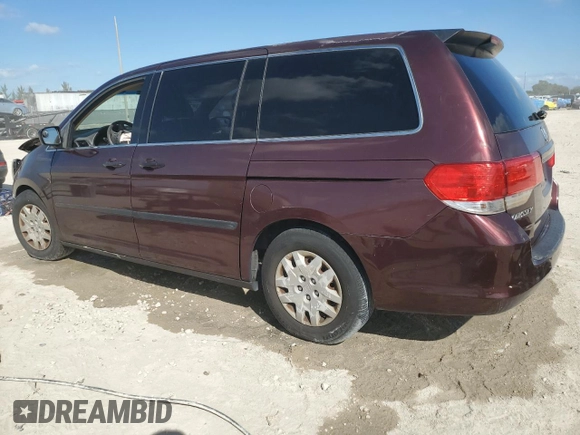 2009 Honda Odyssey LX z VIN 5FNRL38299B058645, wystawiony jako Copart lot #43978195 z przebiegiem 200 996 mil mil oraz Szkoda całkowita • Salvage title. Historia ofert i sprzedaży dostępna na DreamBid. Obrazek 2.