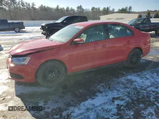 2011 Volkswagen Jetta Sedan SE PZEV with VIN 3VWDZ7AJXBM357447, listed as a Copart auction lot 89320025 with 128,153 mi miles and Salvage Title. Bid and sale history available at carsss.com. Image 1.