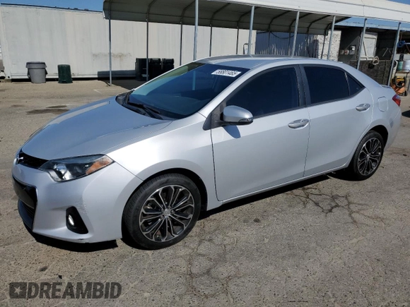 2014 Toyota Corolla L with VIN 2T1BURHE6EC004049, listed as a Copart auction lot 58801465 with 116,587 mi miles and Salvage title. Bid and sale history available at DreamBid. Image 1.