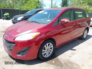 2013 Mazda 5 Sport with VIN JM1CW2BLXD0150993, listed as a IAAI auction lot 42157831 with 166,816 mi miles. Bid and sale history available at carsss.com. Image 2.