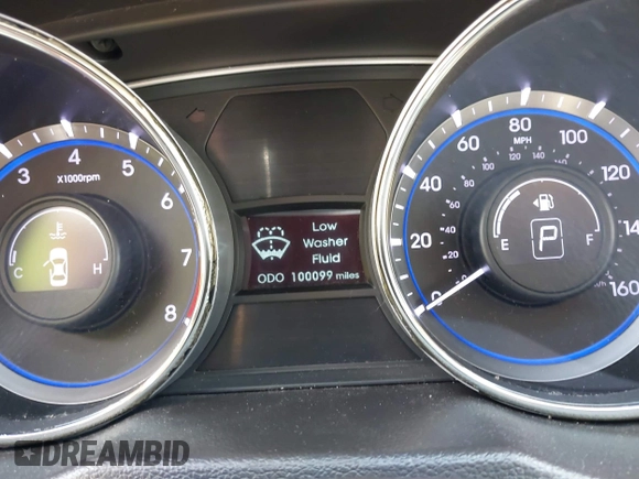 2013 Hyundai Sonata GLS with VIN 5NPEB4AC5DH710794, listed as a IAAI auction lot 42171048 with 100,099 mi miles and . Bid and sale history available at carsss.com. Image 7.