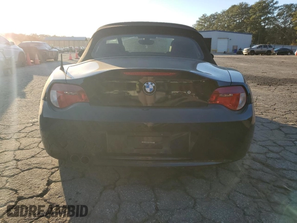 2007 BMW Z4 3.0i with VIN 4USBU33557LW60768, listed as a Copart auction lot 80969384 with 64,779 mi miles and Salvage Title. Bid and sale history available at carsss.com. Image 6.
